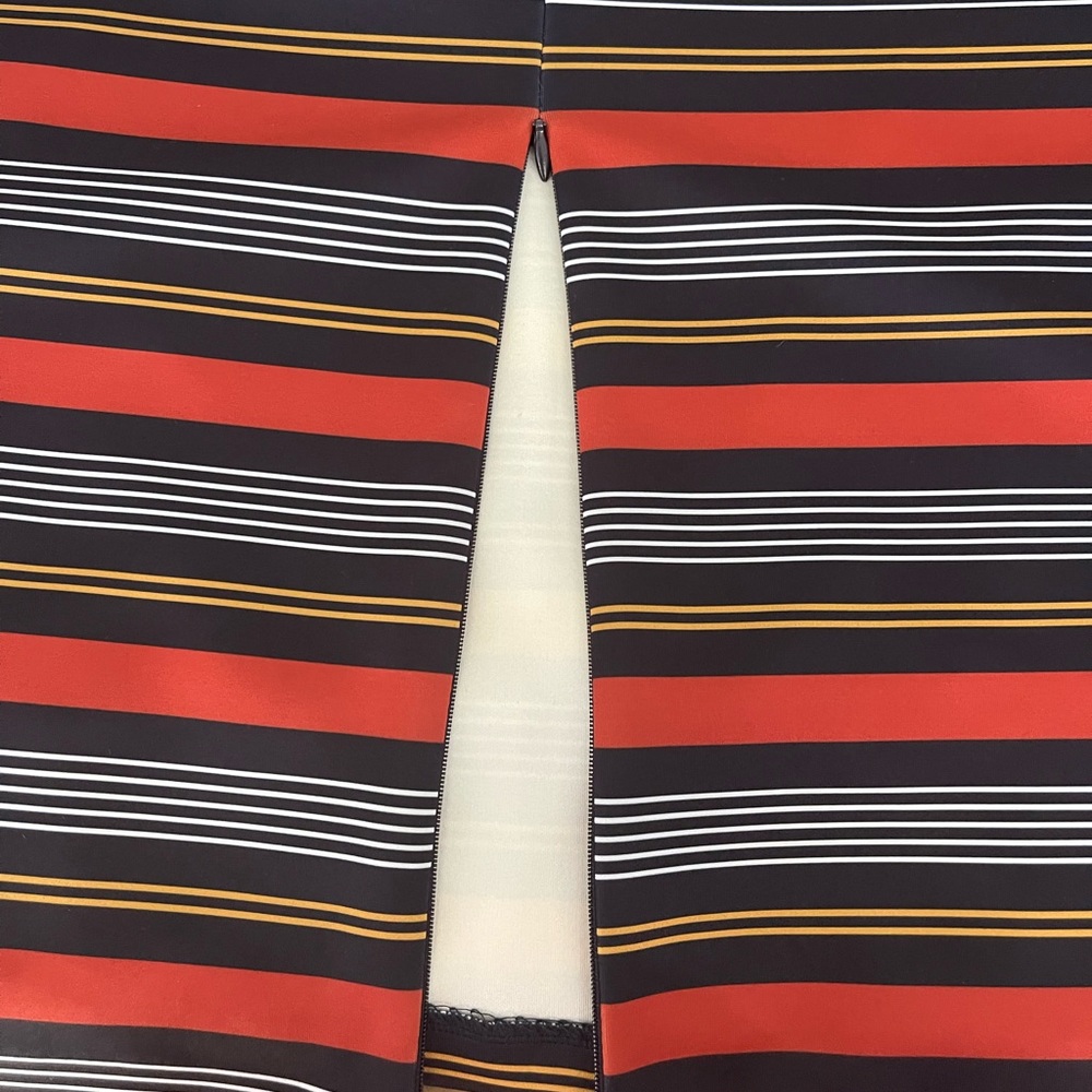 Striped Neoprene Skirt - Picture 5 of 8